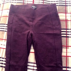 Loft Jeggings Maroon
